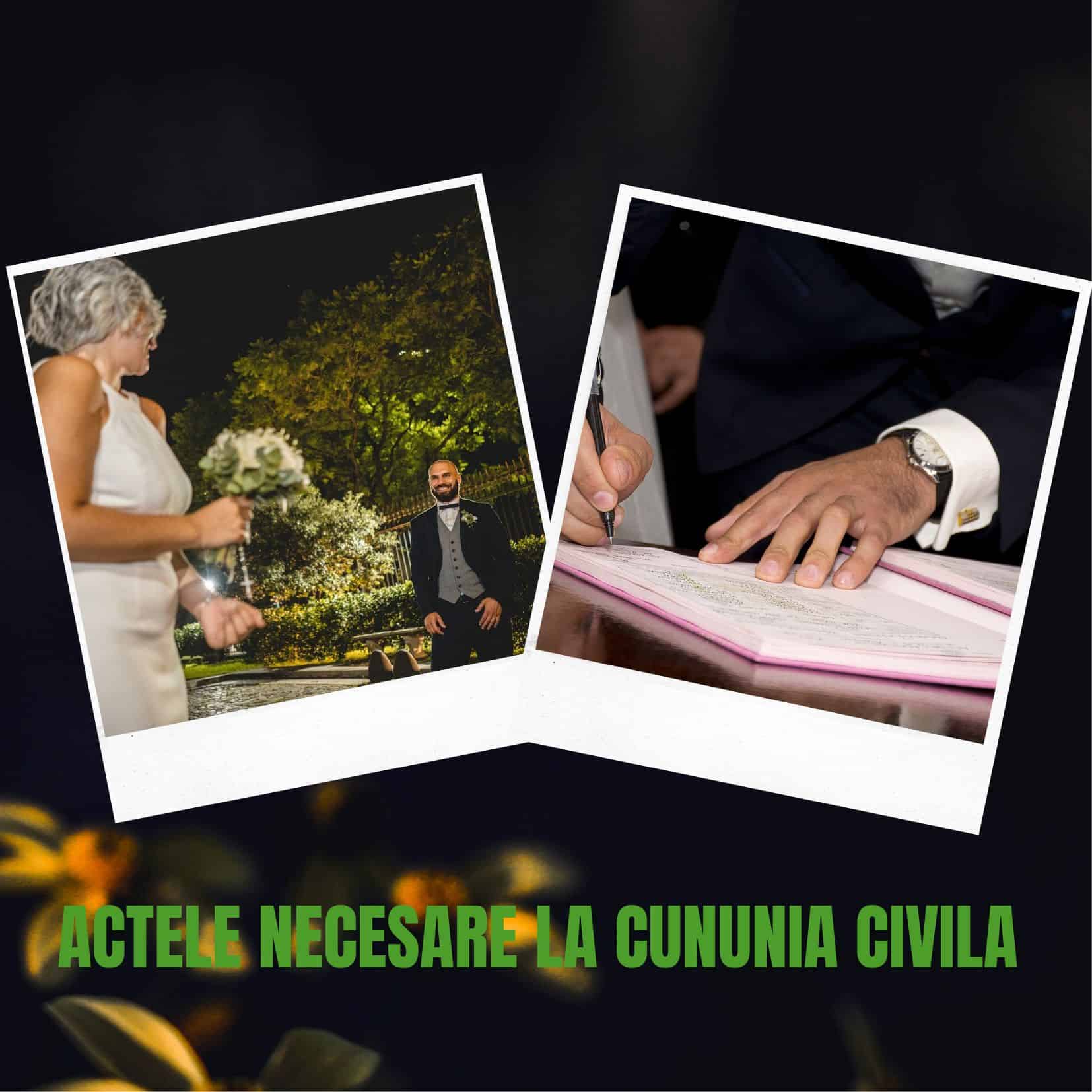 Actele necesare la cununia civila, formatia Bucuresti